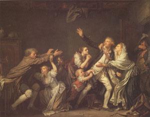 Jean Baptiste Greuze The Paternal Curse or and Ungrateful Son (mk05) Sweden oil painting art